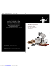 Wolfgang Puck BPSM0050A2 Use And Care Manual