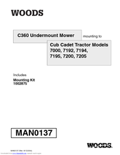 Woods 7205 Manual