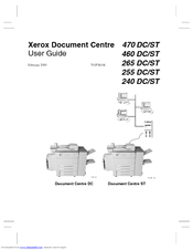 Xerox Document Centre 255 ST User Manual