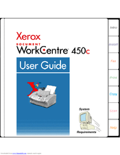 Xerox Document WorkCentre 450c User Manual