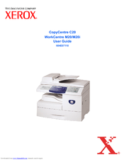 Xerox CopyCentre C20 User Manual