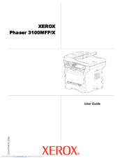 Xerox 3100MFPX - Phaser B/W Laser User Manual