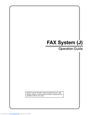 Xerox FAX System (J) Operation Manual