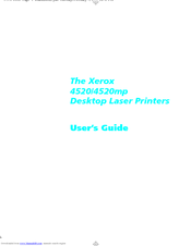 Xerox 4520mp User Manual