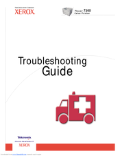 Xerox Phaser 7300N Troubleshooting Manual