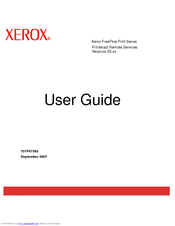 Xerox FREEFLOW 701P47393 User Manual