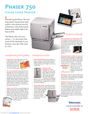 Xerox Phaser 750 Specifications