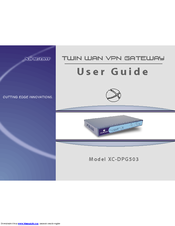 XiNCOM Twin WAN XC-DPG503 User Manual