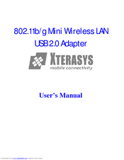 Xterasys USB  Adapter User Manual
