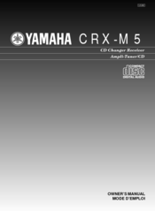 Yamaha CRX-M5 Owner's Manual