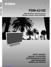 Yamaha PDM-4210E User Manual