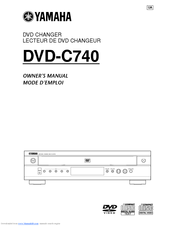 Yamaha DVD-C740 Owner's Manual