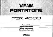 Yamaha PortaTone PSR-4500 Owner's Manual