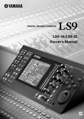Yamaha LS9 Editor Owner's Manual
