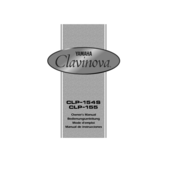 Yamaha Clavinova CLP-154S Owner's Manual
