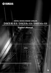 Yamaha DME8o-ES Owner's Manual