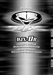 Yamaha DJX-II Mode D'emploi