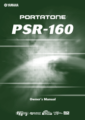 Yamaha Portatone PSR-160 Owner's Manual