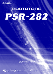 Yamaha Portatone PSR-282 Owner's Manual