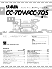 Yamaha CDC-S90 Owner's Manual