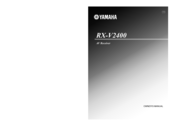 Yamaha RX-V2400 Owner's Manual