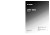 Yamaha HTR-5590 Owner's Manual
