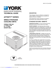 York CHAMPION D2EB042 Technical Manual