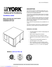 York D3HH 180 Technical Manual