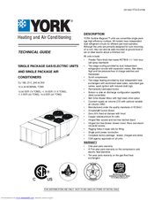 York DJ 210 Technical Manual