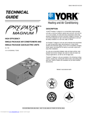 York PREDATORTM MAGNUM DJ 150 Technical Manual