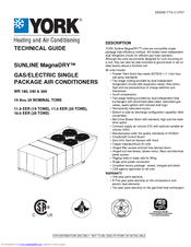 York SUNLINE MagnaDRY WR 300 Technical Manual