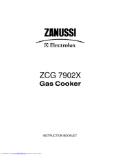Zanussi ZCG 7902X Instruction Booklet