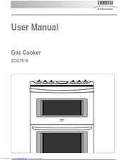 Zanussi ZCG 7690 User Manual