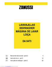 Zanussi DA 6473 Instruction Book