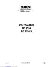 Zanussi Electrolux DE 4554 S Instruction Book