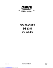 Zanussi Electrolux DE 6754 Instruction Book