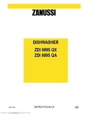 Zanussi ZDI 6895 QX Instruction Book