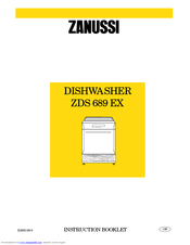 Zanussi ZDS 689 EX Instruction Booklet