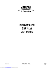 Zanussi Electrolux ZSF 4123 S Instruction Book