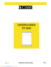 Zanussi ZT 6910 Instruction Book