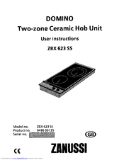 Zanussi DOMINO ZBX 623 SS User Instructions