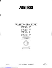 Zanussi FJ 1454 W Instruction Booklet