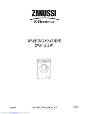 Zanussi ZWF 1217 W Instruction Booklet