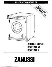 Zanussi WDI 1215 B Instruction Booklet