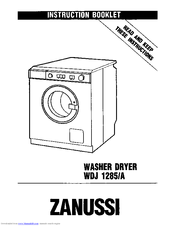 Zanussi WDJ 1285/A Instruction Booklet