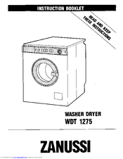 Zanussi WDT 1275 Instruction Booklet
