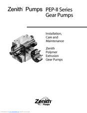Zenith Pumps Installation And Maintenance Manual