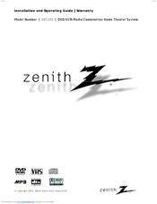 Zenith XBS245 Installation And Operating Manual
