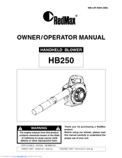 Zenoah HB250 Owner's/Operator's Manual