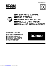 Zenoah BC2000 Operator's Manual